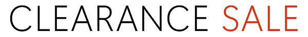 CLEARANCE SALE クリアランスセール