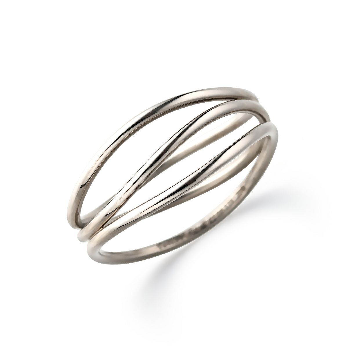 ティファニー ウェーブ 3ロウ リング 〈エルサ ペレッティ