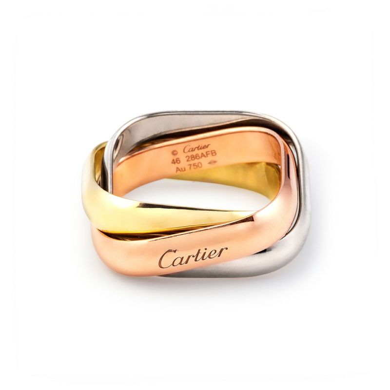 【すぐにお届け】Cartier トリニティ クッション リング Classic MM【Cartier】Trinity トリニティ クッションリング ミディアム