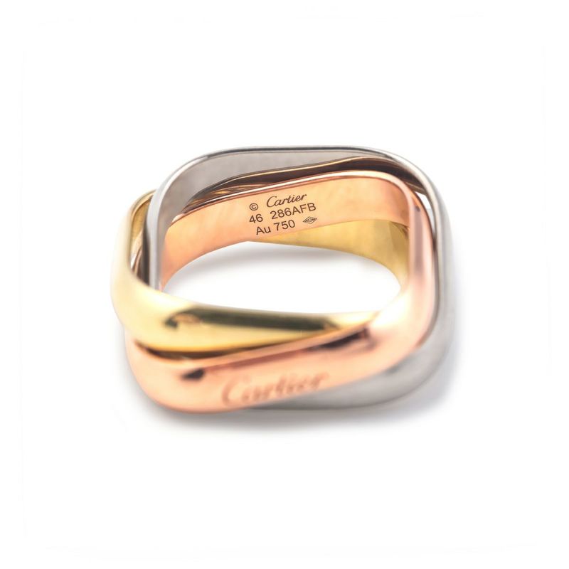 Cartier クッショントリニティ　51号 MM【Cartier】Trinity トリニティ クッションリング ミディアム