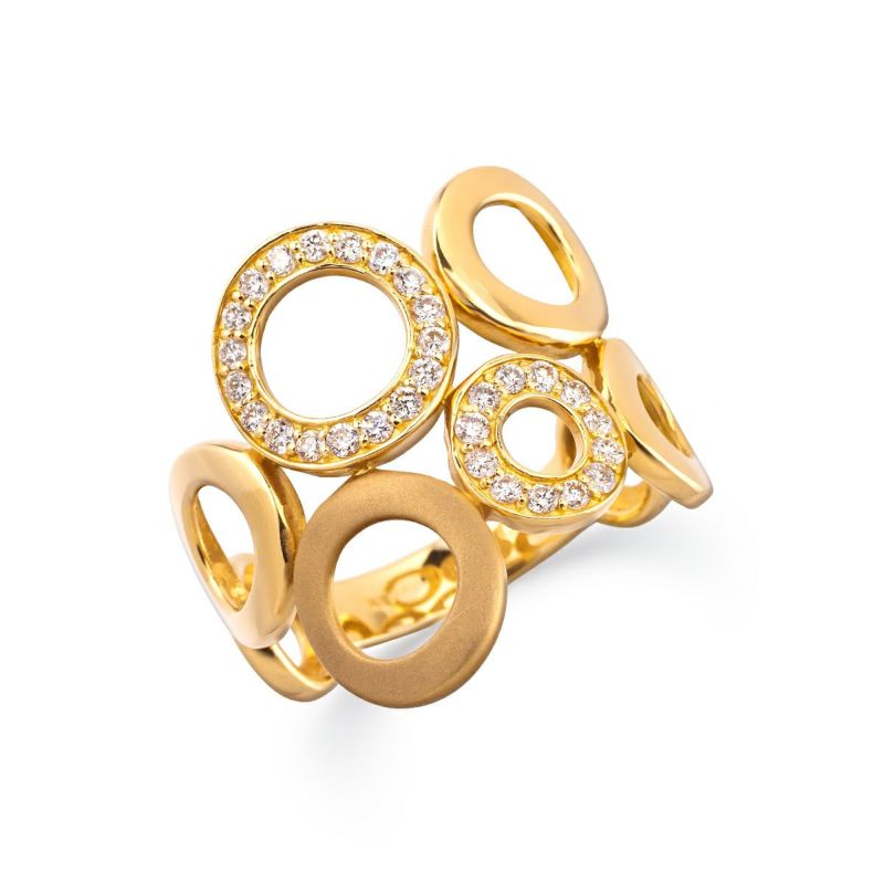 K18 リング　ダイヤ0.37ct 18.5号アップ　6.22 g K18 ダイヤモンド リング | アラジン ONLINE SHOP