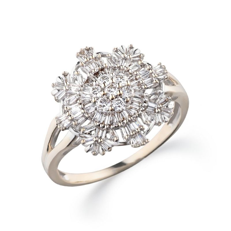 K18WG ダイヤモンド リング | アラジン ONLINE SHOP