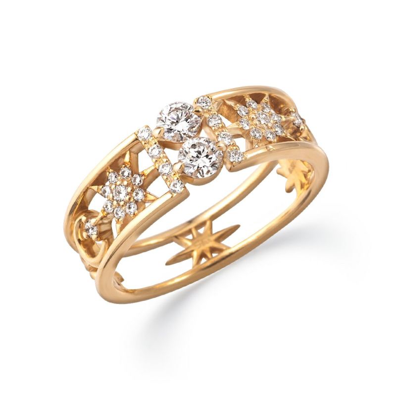 ダイヤモンドリング　K18 新品 K18 STAR JEWELRY ダイヤモンド リング | アラジン ONLINE SHOP